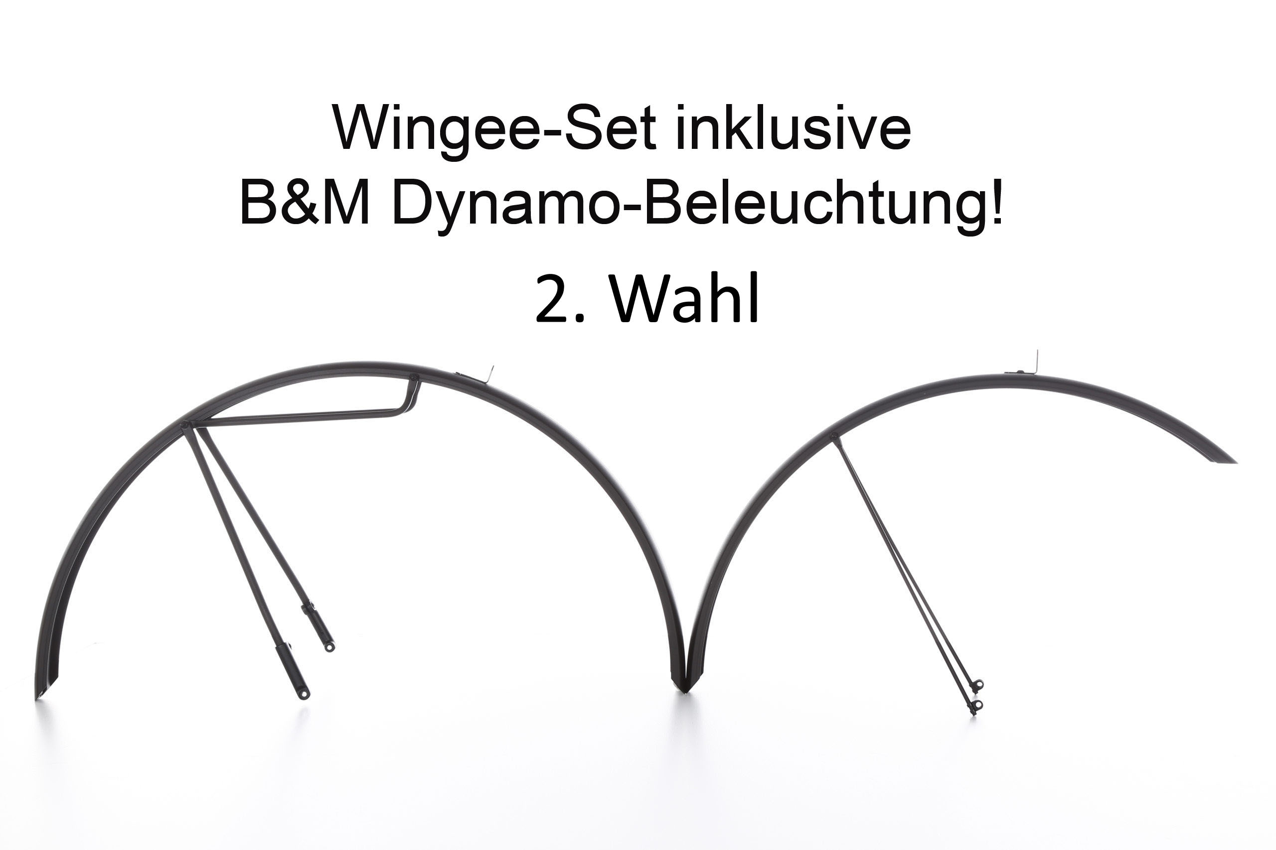 Wingee Komplett Set 2. Wahl inkl. B&M Dynamo Beleuchtung