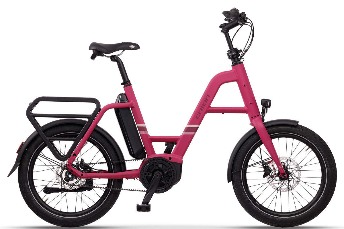 CREON PIXL i.5 Kompaktrad, Purple Matt, Rücktritt, Riemen, 545Wh, 75 NM Vorführrad CREON PIXL i.5 Kompaktrad, Purple Matt, Rücktritt, Riemen, 545Wh, 75 NM Vorführrad