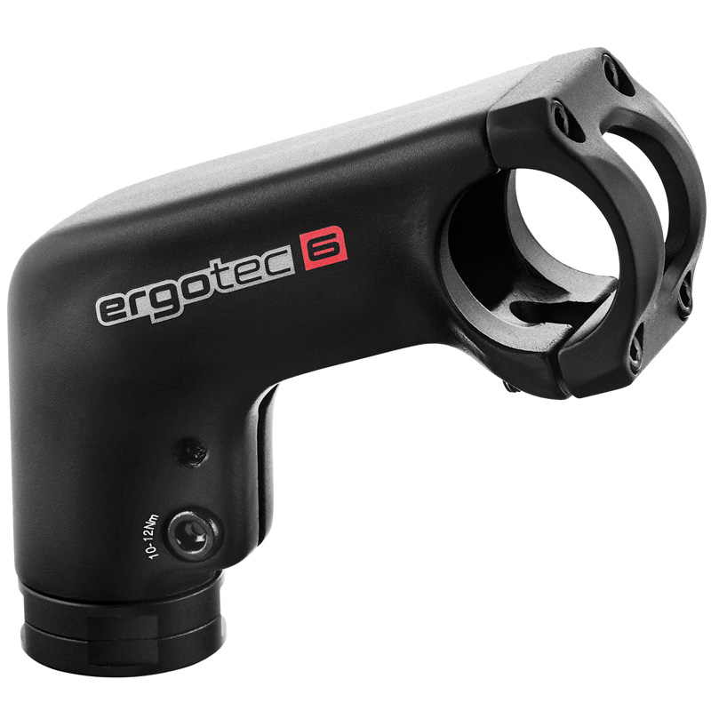 Ergotec A-Head Vorbau Barracuda, 45 Grad, 90mm, Black