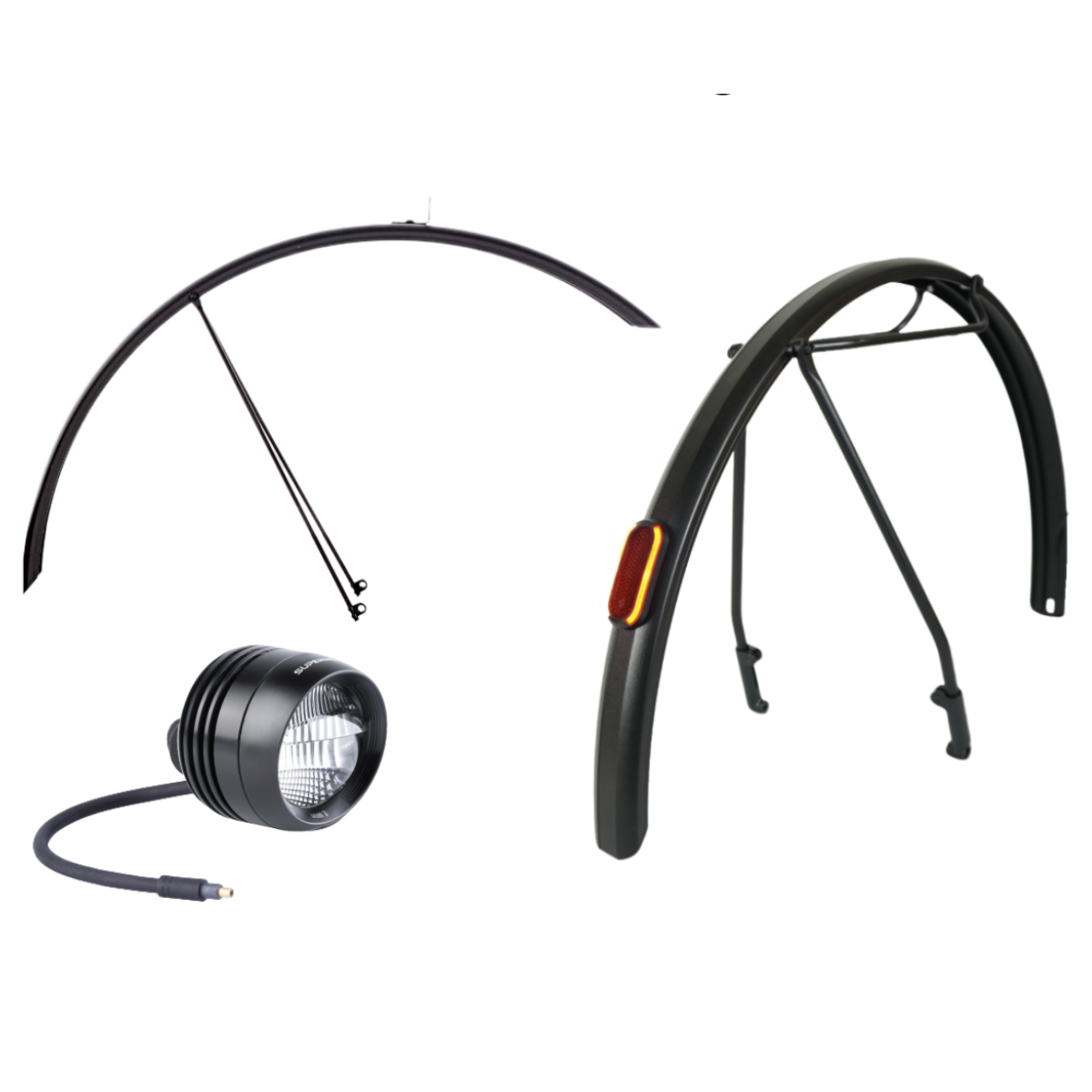 Wingee Komplettset inkl. Supernova TL3 Z 12V E-Bike Beleuchtung