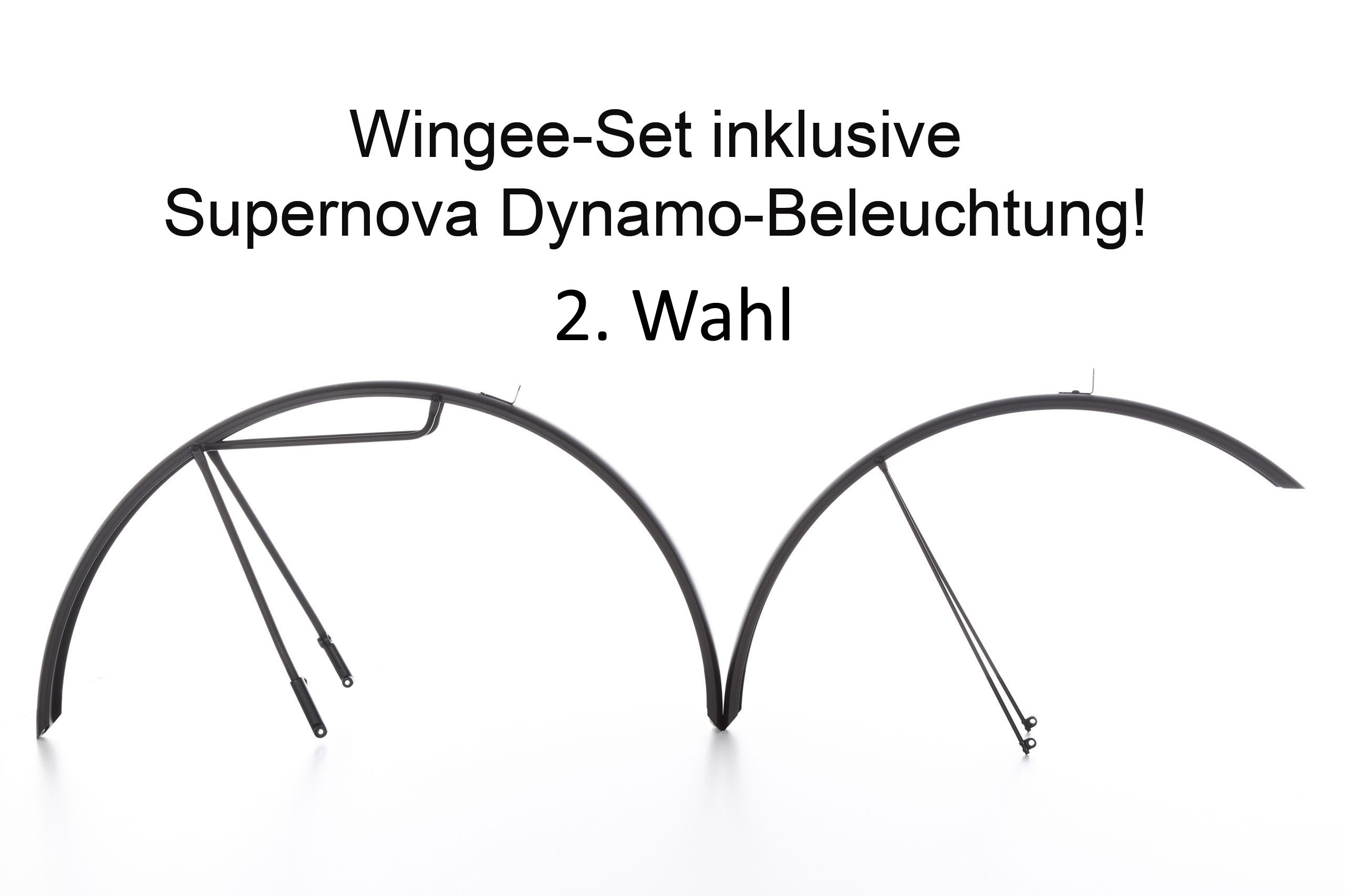 Wingee Komplett Set 2. Wahl inkl. Supernova Dynamo Beleuchtung