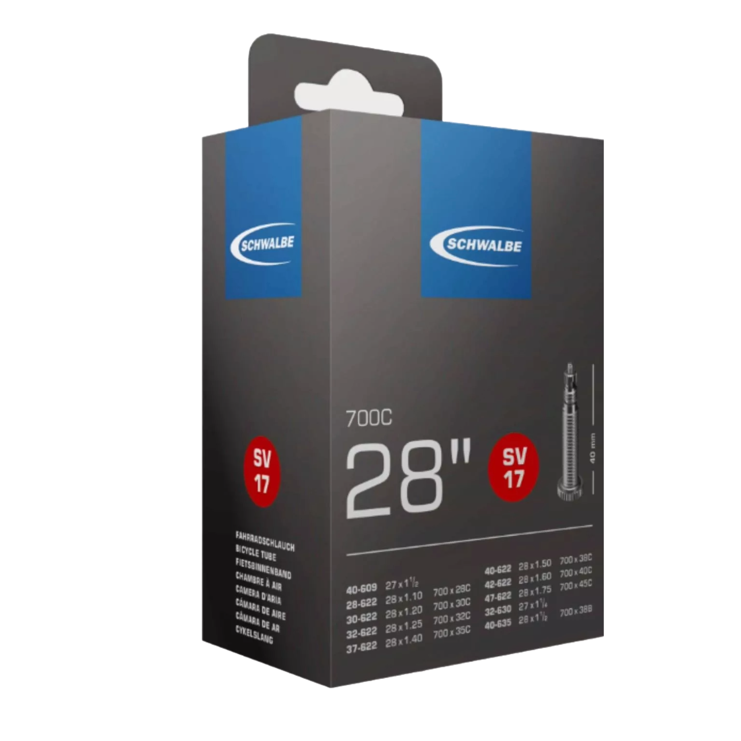 Schwalbe Schlauch SV17 28' Schwalbe Schlauch SV17 28'