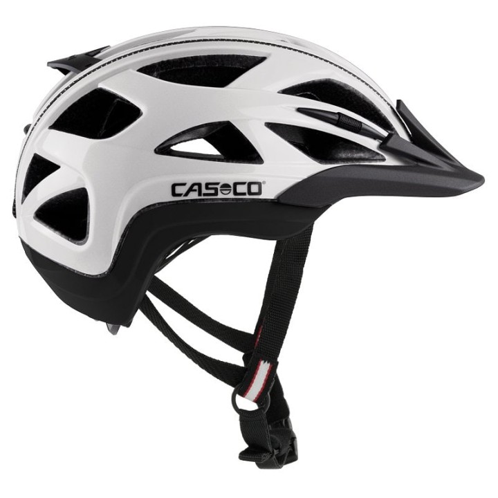 Casco Active 2 SL Helm, M (56-58cm), White-Black