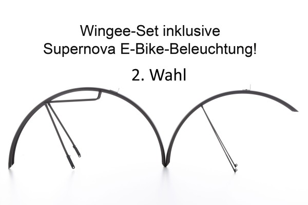 Wingee Komplett Set 2. Wahl inkl. Supernova E-Bike Beleuchtung