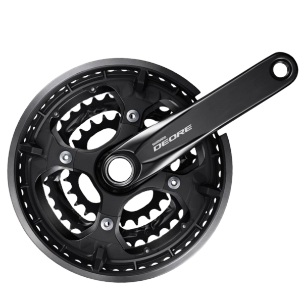 Shimano Kurbelgarnitur FC-T6010 Kurbel 3x10, 48-36-26T, Schwarz, 175mm