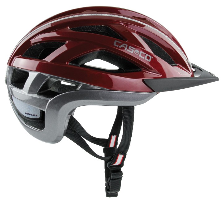 Casco Cuda 2 Helm, M (54-58cm), Burgundy-Anthrazite