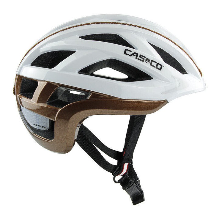 Casco Cuda 2 Strada Helm, M (54-58cm), Weiss-Mokka