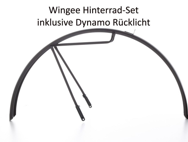 Wingee Hinterrad-Set inkl Dynamo Rücklicht