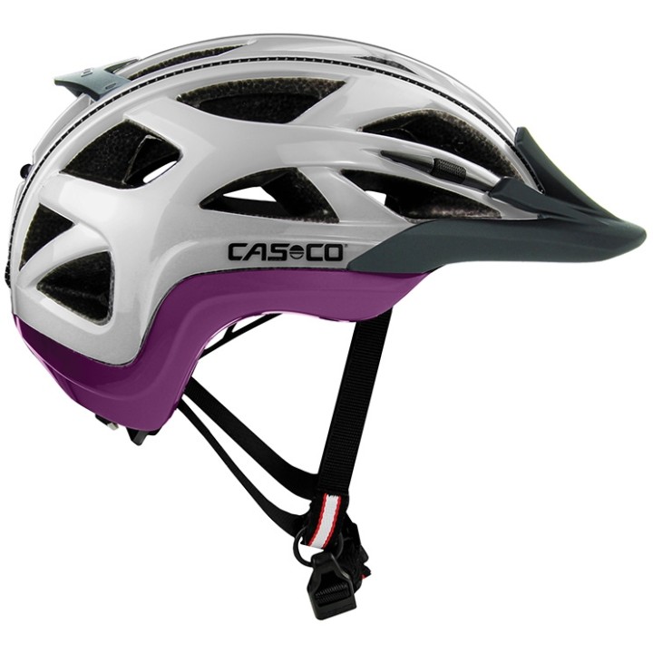 Casco Active 2 Helm, M (56-58cm), Silber Lila