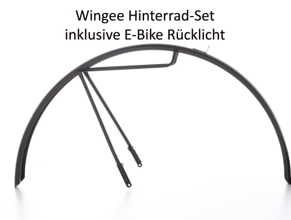 Wingee Hinterrad Set inklusive E-Bike Rücklicht